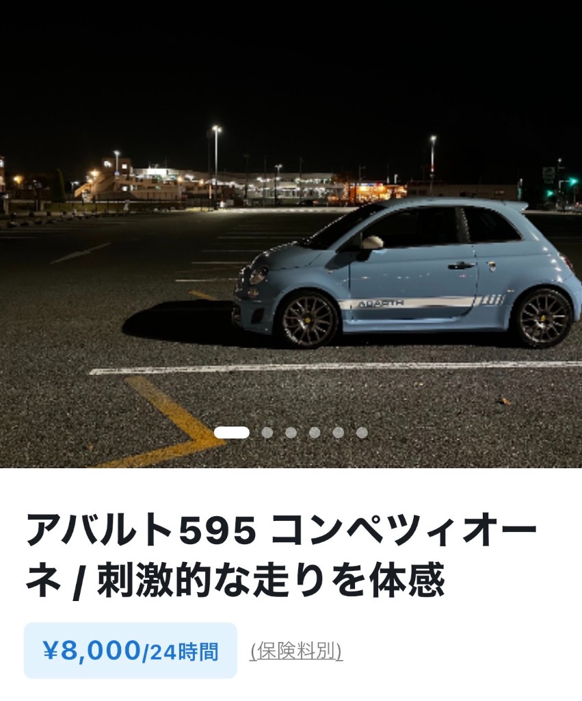 アバルト595 コンペッツィオーネ